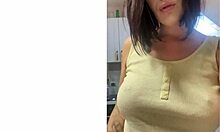 mistress with big tits offers wet tattooed pussy to feed your mouth