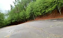 Wanna see my latest clit-licking outdoor flash in the wild forest?