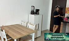 mama hires bbc gigolo massager for interracial creampie and deepthroat bliss