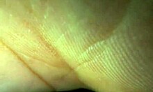 sneaky girlfriend models sexy lingerie for black neighbor in fishnets