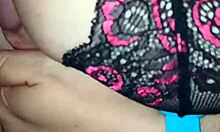 wanna see these big natural tits squeezed around cock in lingerie?