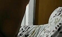 Big ass native milf bends over for horny doggystyle pounding homemade latina style