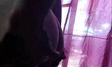 Skinny Latina Fingers Ass Boldly