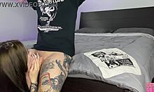 stepsis catches stepbro with panties, sucks monster cock hard!