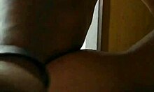 Big ass native milf bends over for horny doggystyle pounding homemade latina style