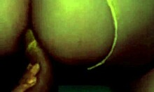 schoolgirl's tight ass rides thick cock reverse cowgirl