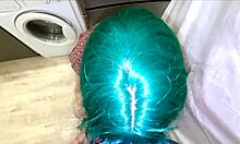 stepmom bends over spreading big ass cheeks for stepson anal pounding