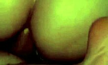 schoolgirl's tight ass rides thick cock reverse cowgirl