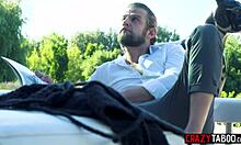 that cock-hungry milf cherry kiss just takes her huge cock boyfriend's brutal anal pounding like a champ