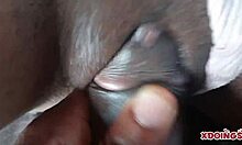 sexy curvy ebony with big pussy lips craves spoiling in bathroom fun