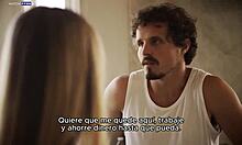 damn, this horny blonde stepsis is begging to ride cock with spanish subs