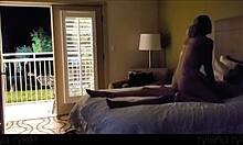 damn that young slut takes it rough missionary style with door wide open!