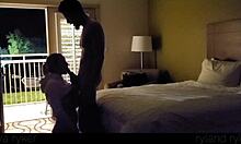 damn that young slut takes it rough missionary style with door wide open!