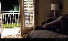 damn that young slut takes it rough missionary style with door wide open!