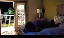 damn that young slut takes it rough missionary style with door wide open!