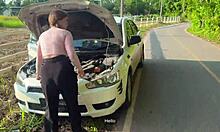 she cheats on boyfriend lets me pound her tight holes outdoor doggystyle rough