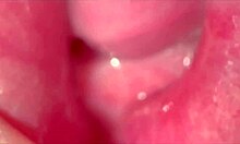 Amateur Milf's Shaved Pink Pussy Close-Up 244 Days Post-Virginity Loss Ride