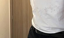 my heart races as rei in evangelion cosplay deepthroats shinji with those cute small tits bouncing