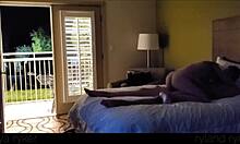 damn that young slut takes it rough missionary style with door wide open!