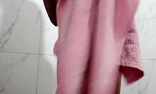 this desi indian teen strips indoor, teasing her amazing pussy and perky boobs in video four