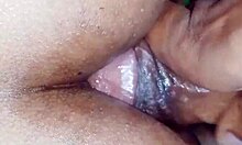 Desi wife moans tight anal creampie doggystyle husband riding