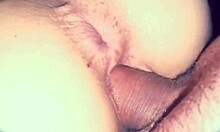 my stepsis whimpers as i push just the tip in her virgin anal for first creampie