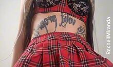 Rachell Miranda guides your milk explosion into her tight ass 