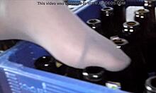 Das Beste Von Little Angel Nylon Feet Pantyhose Fetish Voyeur