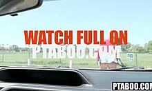 Madison Morgan skips panties for shocked creampie during lunch break sex