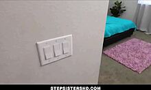 skinny redhead amber stark rides joshua lewis big dick pov to orgasm