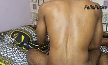 skinny ebony amateur babe films tight pussy missionary with stepbro next door