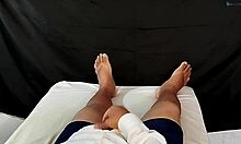 i got so horny remembering my ex i jerked off cum all over my hand wife cant know