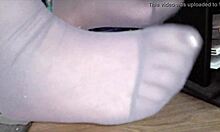 Das Beste Von Little Angel Nylon Feet Pantyhose Fetish Voyeur