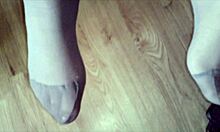 Das Beste Von Little Angel Nylon Feet Pantyhose Fetish Voyeur