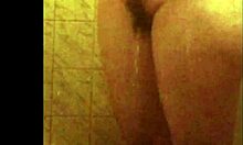 Perfect Ebony Ass Caught on Spy Cam in Steamy Shower