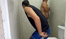 wow this incredible real couple has stunningly beautiful shower sex with her big ass tits bouncing in pov missionary cowgirl