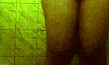 Perfect Ebony Ass Caught on Spy Cam in Steamy Shower