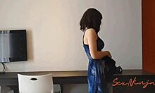 Step-mom calls out laziness before begging for intense orgasm release