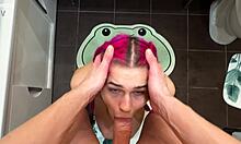 cutie wife bent over washing machine takes big cock doggystyle rescue