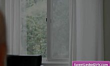 Three horny lesbian babes Penelope Kay Bunny Madison Katrina Colt kiss wet in threesome