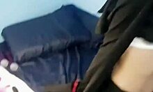 let neighbor play with my big latina ass buttplug while in catgirl lingerie bath