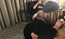 first time trying his friend's huge cock while cucking him