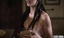 your boyfriend's stepdad stuffs emma jade's small tits with big cock