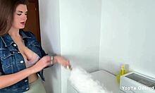 hey stepson caught my pudgy cock throbbing so suck it and swallow my cum