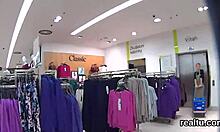 Czech Teen Seduced in Mall Fucked POV