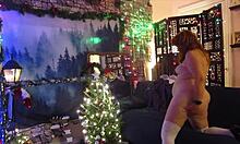 Hotwife Steffi's Plaid Skirt Pussy Dance Rocks! Alt Cut