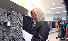 Czech Teen Seduced in Mall Fucked POV