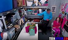 Slutty Teen Fucks Cop Doggystyle to Avoid Jail