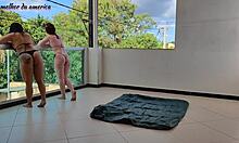 he helped two lingerie milfs now they fist and anal creampie his huge cock pov