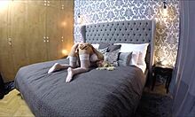 muscular guy catches masturbating teen and fucks her big ass cowgirl to cum swallow